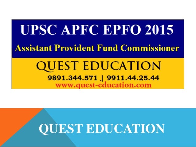 assistant provident fund commissioner exam syllabus